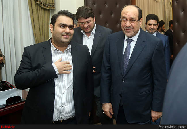 دیدار نوری مالکی معاون اول رئیس جمهور عراق با آیت الله هاشمی شاهرودی