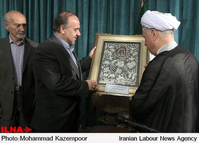 دیدار مسؤولان سازمان میراثفرهنگی، صنایع دستی با آیت الله هاشمی