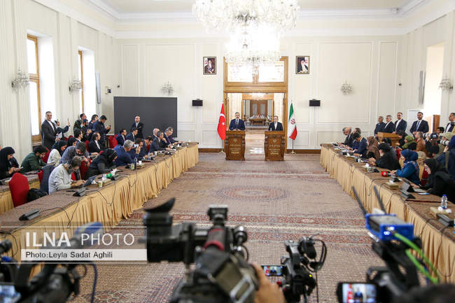 دیدار وزرای امور خارجه ایران و ترکیه