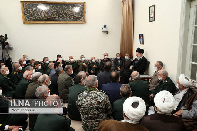 فرمانده معظم کل قوا در دیدار فرماندهان و مسئولان ارشد نیروهای مسلح