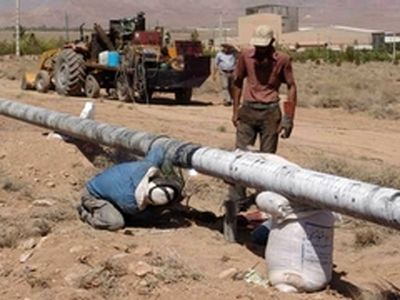 آغاز گازرسانی به شهر " باینگان
