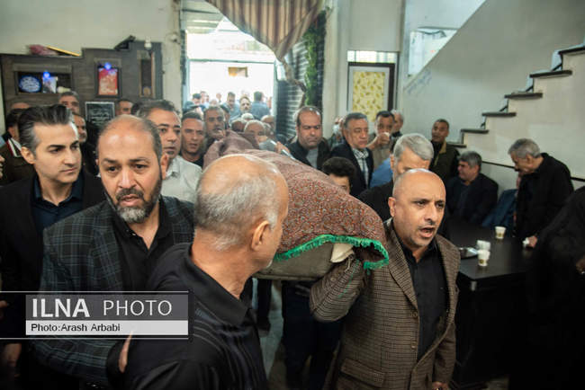 مراسم تشییع محمد تاجزاده 