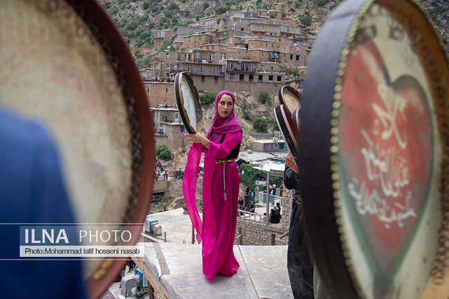 رقص هزار دف در پالنگان 