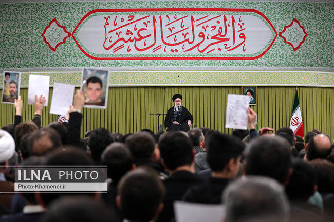 دیدار اقشار مردم با رهبر انقلاب به مناسبت چهل‌وهفتمین سالگرد پیروزی