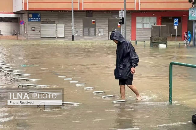 تصاویری از خسارات طوفان راگاسا در جنوب چین 