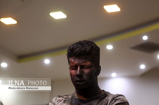 مصدومان آخرین چهارشنبه  سال