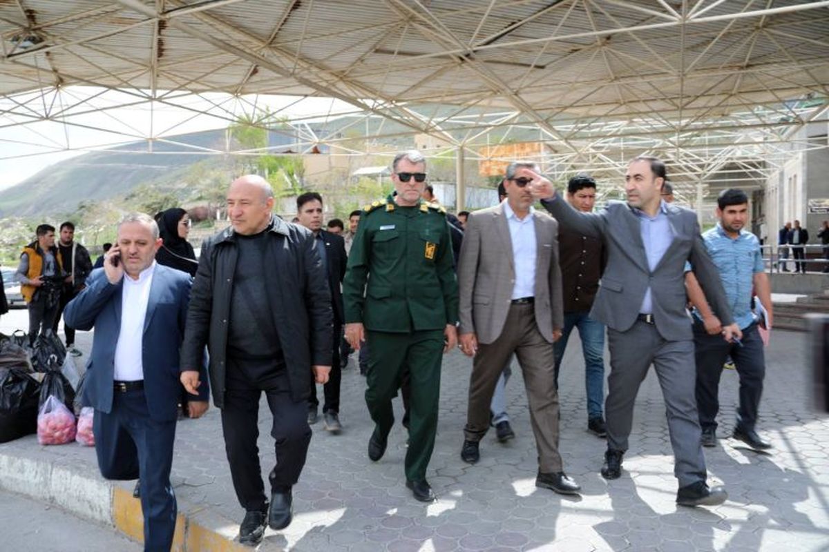 بازدید میدانی خبرنگاران به اتفاق مسئولین از پروژه‌های مرزی