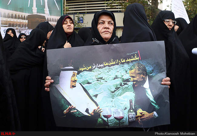 مراسم تشییع پیکر جان‌ باختگان فاجعه منا در تهران/2