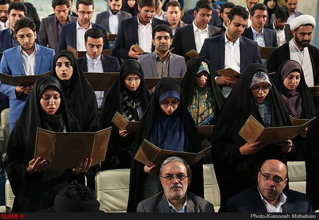 مراسم تحلیف و ادای سوگند کارآموزان قضائی