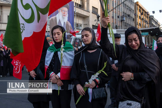 Funeral ceremony of the martyred revolutionary leader