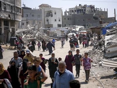 آوارگی ۱۸۰ هزار فلسطینی از خان یونس طی مدت ۴ روز
