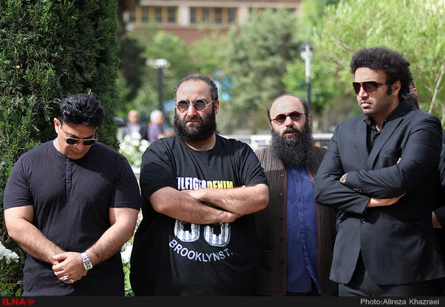 تشییع پیکر شاهرخ پورمیامین نوازنده صاحب نام گیتار الکتریک 