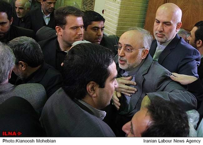 مراسم ترحیم والده محمود احمدی‌نژاد