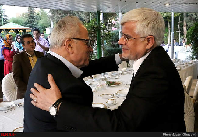 میهمانی افطار محمدرضا عارف 