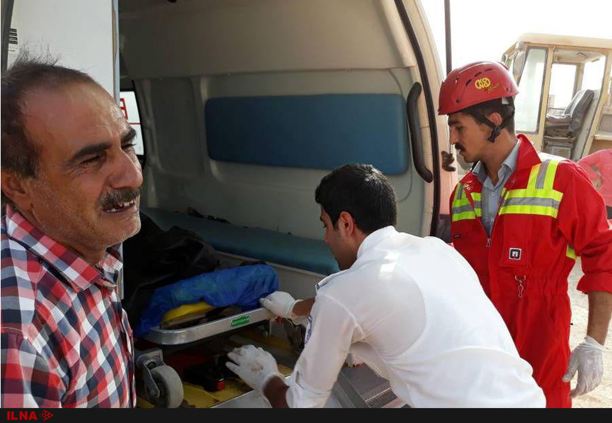 مرگ کارگر خودروی سنگین در آبادان