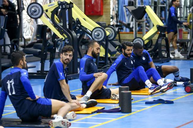 گزارش تصویری تمرینات استقلال پیش از بازی پیکان