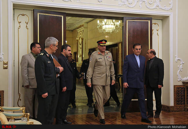 دیدار فرمانده کل ارتش پاکستان با رئیس جمهور
