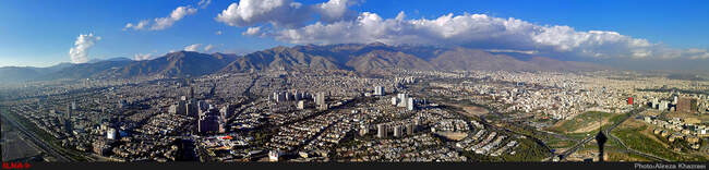 تهران پس از باران
