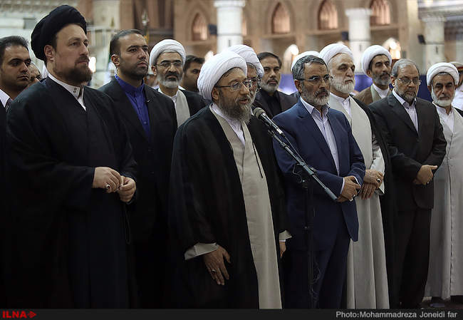 تجدید میثاق رییس قوه قضاییه با بنیانگذار انقلاب اسلامی