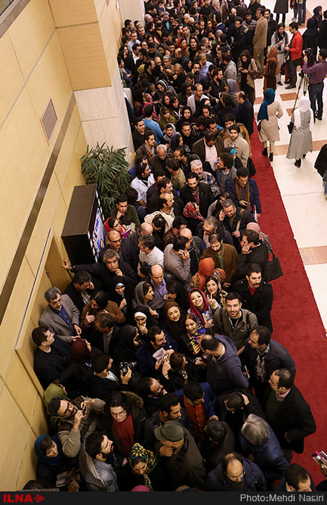 مراسم فرش قرمز ششمین روز جشنواره فیلم فجر 