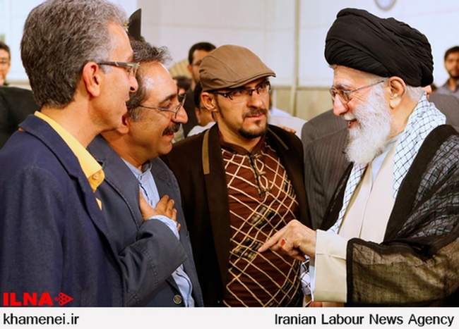 دیدار جمعی از شعرا با مقام معظم رهبری