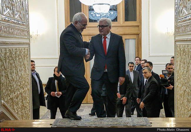 دیدار محمد جواد ظریف وزیر امور خارجه کشورمان با فرانک والتر اشتن مای�