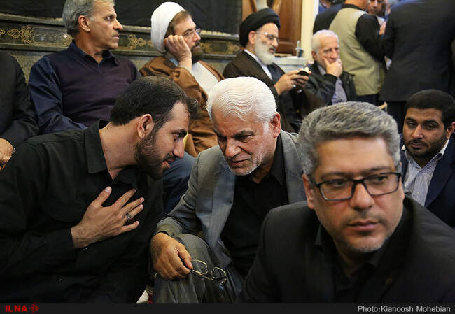 مراسم ترحیم برادر محمود احمدی نژاد