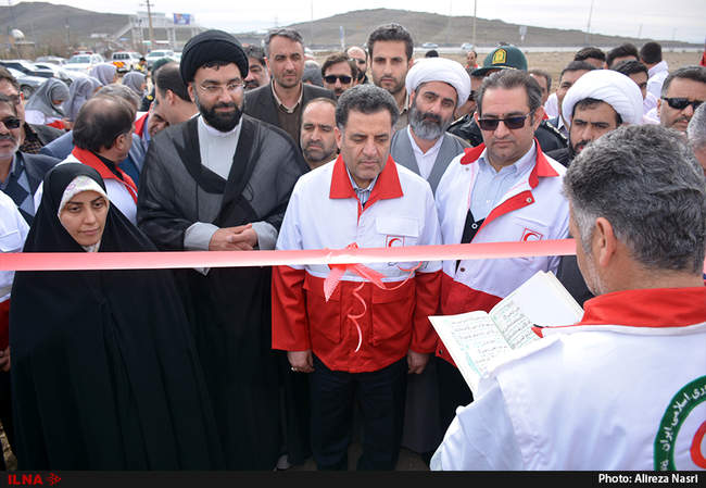 افتتاح دو ساختمان پایگاه امداد و نجات جاده ای قزوین 