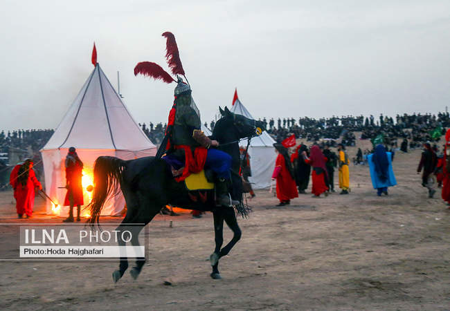 تعزیه روز یازدهم محرم در نوش آباد کاشان