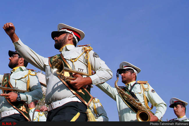 مراسم صبحگاه مشترک یگان‌های فرماندهی انتظامی تهران بزرگ