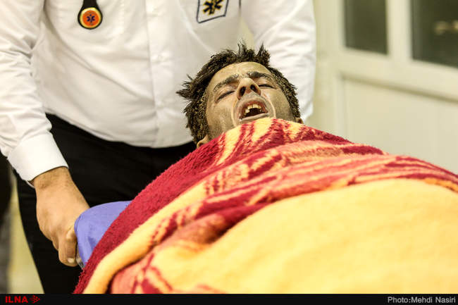 مصدومان مراسم چهارشنبه آخر سال 1396