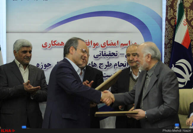مراسم عقد موافقت‌نامه همکاری انجام طرح‌های اولویت‌دار حوزه پایین‌دستی صنعت نفت با دانشگاه‌ها 