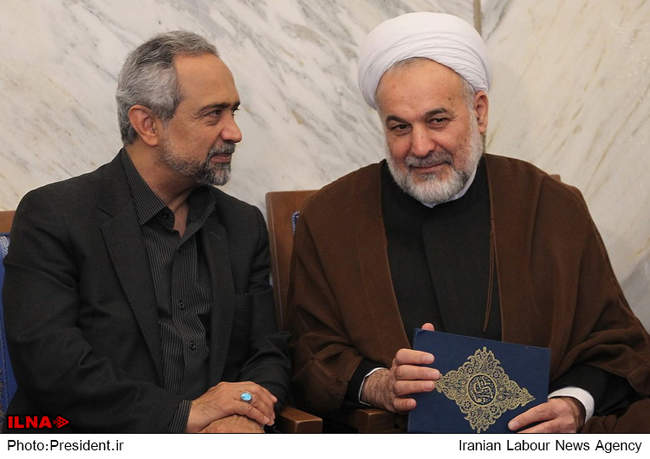 مراسم ترحیم والده رئیس جمهور در تهران