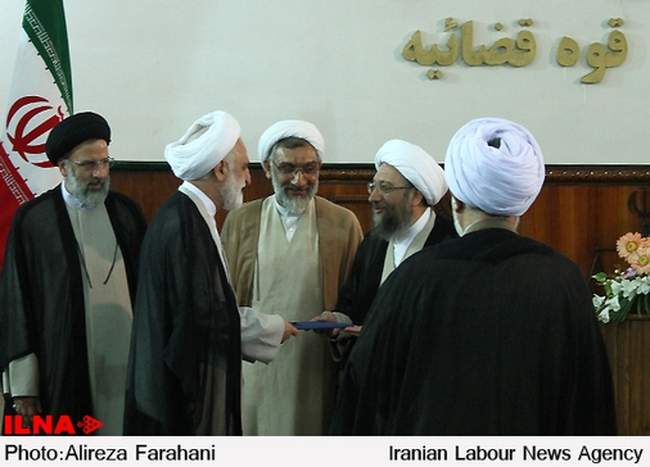 مراسم تودیع و معارفه تعدادی از مسئولین سابق و جدید قوه‌قضاییه