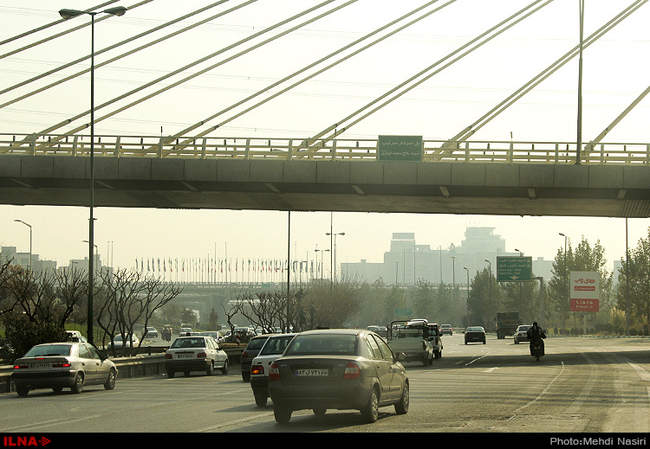 آلودگی هوای امروز تهران 