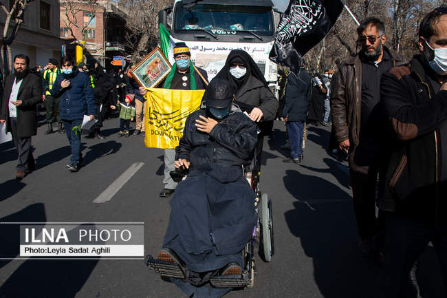 تشییع باشکوه پیکر‌های مطهر ۱۵۰ شهید گمنام در تهران/۳