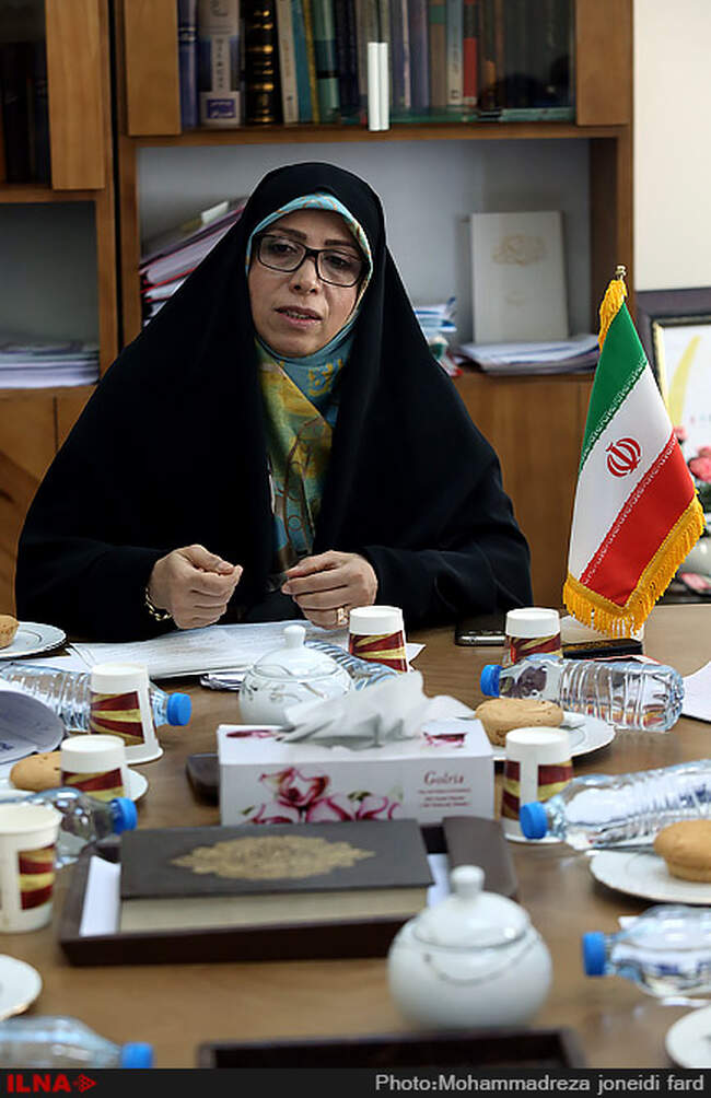 نشست خبری الهام امین‌زاده دستیار رئیس‌جمهور