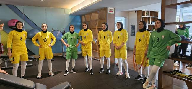 تمرین ریکاوری ملی پوشان فوتسال بانوان در سالن جیم