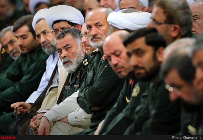 دیدار فرماندهان سپاه پاسداران انقلاب اسلامی با رهبر انقلاب اسلامی