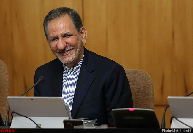 اولین جلسه هیات دولت پس از انتخابات ریاست‌جمهوری/ روحانی و جهانگیری 