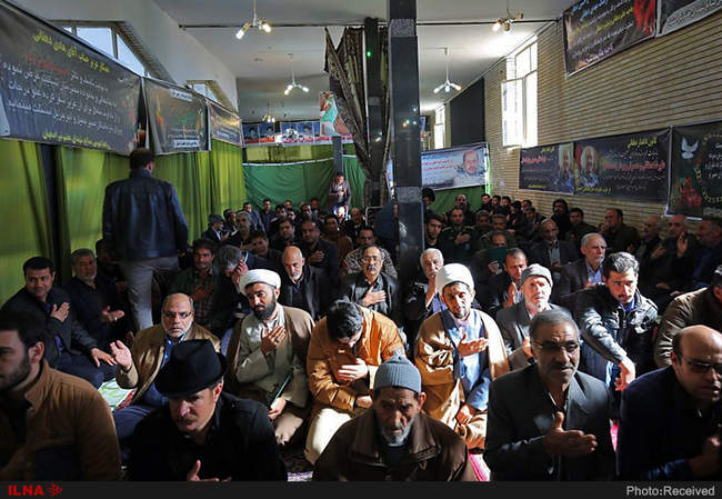 مراسم ترحیم اخوی و برخی بستگان حسین دهقان در روستای پوده