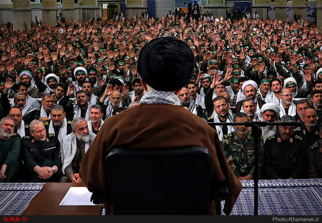 دیدار هزاران نفر از بسیجیان سراسر کشور با مقام معظم رهبری