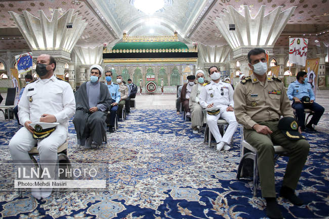 مراسم تجدید میثاق کارکنان سازمان عقیدتی سیاسی ارتش با آرمان های امام