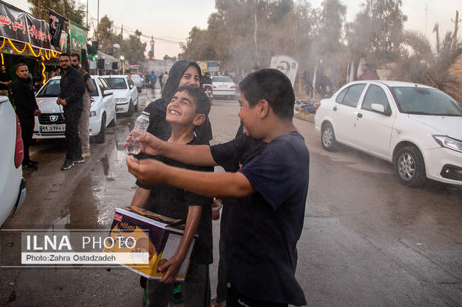 عبور زائران اربعین حسینی از مرز خسروی