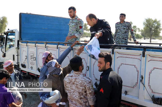 سیل در شرق شهرستان جاسک