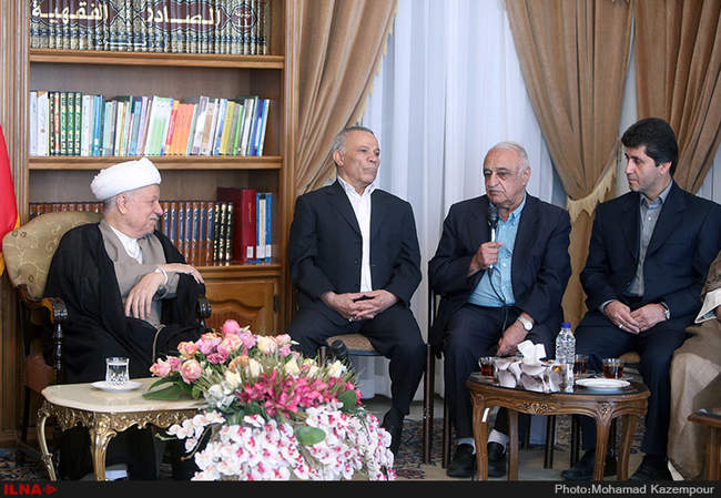 دیدار اعضای تیم ملی و مسئولین فدراسیون وزنه‌برداری با آیت الله هاشم