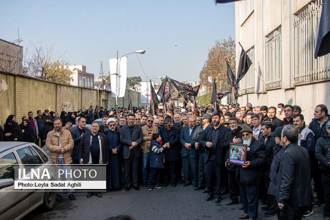 تشییع پیکر شهید گمنام در وزارت فرهنگ و ارشاد اسلامی