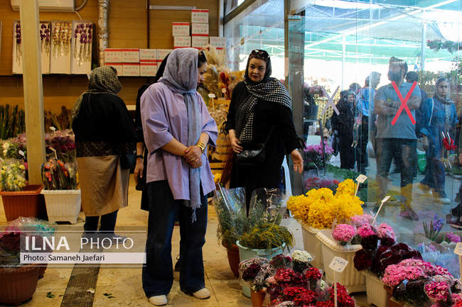 بازارگل مشهد در آستانه نوروز 