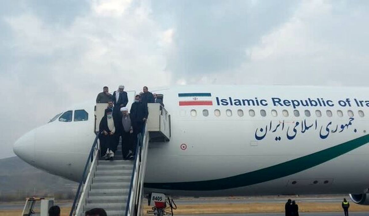 رئیس جمهور وارد سنندج شد