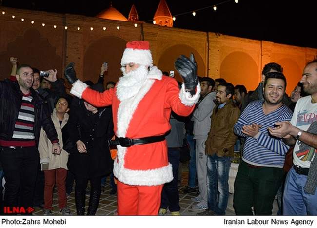 آغاز سال نو میلادی در کلیسای وانک اصفهان